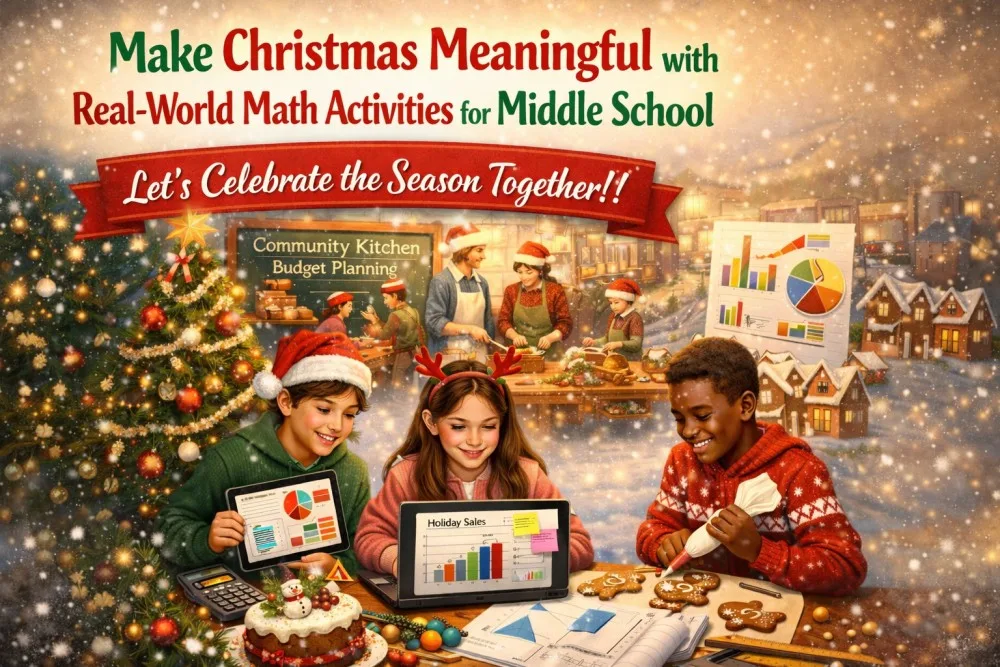 Make Christmas Meaningful with Real-World Math Activities for Middle School