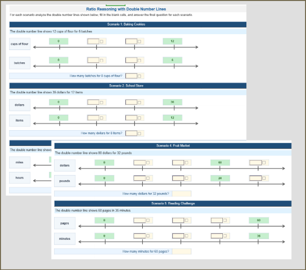 Ratio Reasoning with Double Number Lines