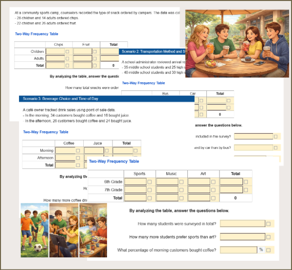 Constructing Two-Way Frequency Tables