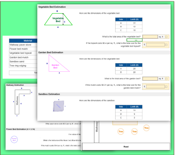 Geometry - Landscaping Cost Estimation