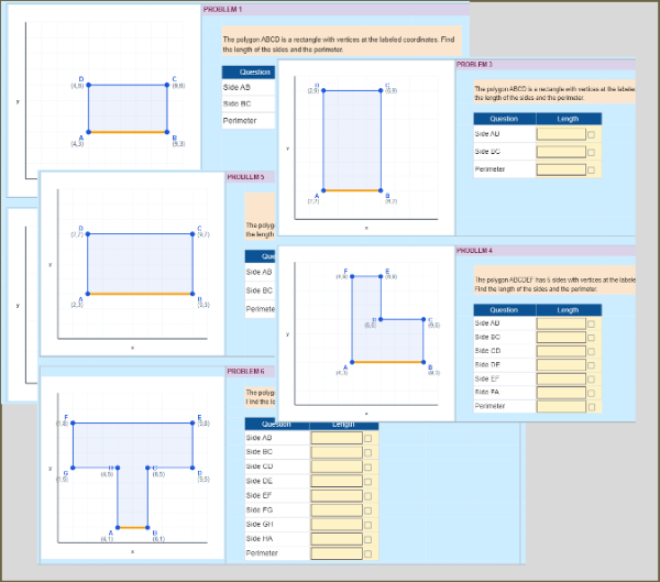 Polygon Side Length & Perimeter from Coordinates